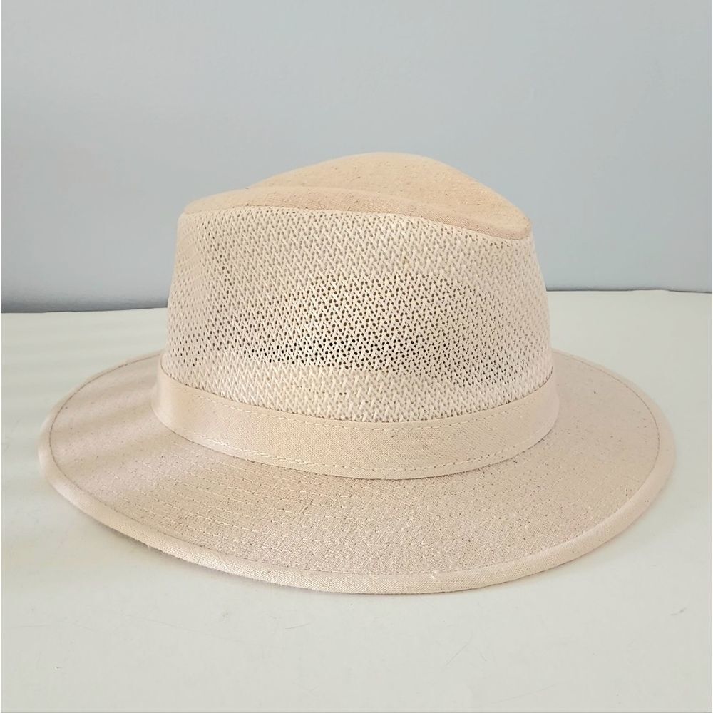Henschel Hat Co. Cotton Canvas Vented Mesh Safari Hat Sz Large